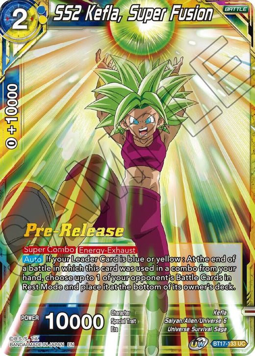 SS2 Kefla, Super Fusion BT17-133 Uncommon