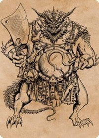 Thrakkus the Butcher Art Card 77 S