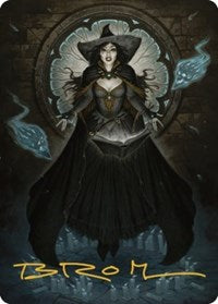 Tasha, the Witch Queen Art Card (76/81) (Gold-Stamped Signature) S