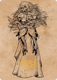 Myrkul, Lord of Bones Art Card (73/81) (Gold-Stamped Signature) S