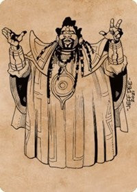 Alaundo the Seer Art Card 61 S