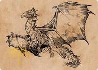 Ancient Bronze Dragon Art Card (58/81) (Gold-Stamped Signature) S