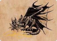 Ancient Copper Dragon Art Card (52/81) (Gold-Stamped Signature) S