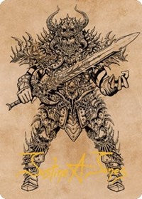 Sarevok, Deathbringer Art Card (Gold-Stamped Signature) 50 S