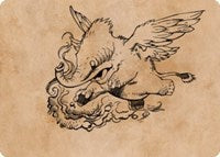 Lulu, Loyal Hollyphant Art Card 46 S