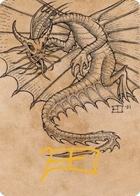 Ancient Gold Dragon Art Card (44/81) (Gold-Stamped Signature) S