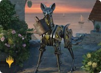 Clockwork Fox Art Card (Gold-Stamped) 43 S