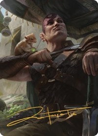 Minsc & Boo, Timeless Heroes Art Card (38/81) (Gold-Stamped Signature) S