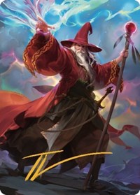 Elminster Art Card (36/81) (Gold-Stamped Signature) S