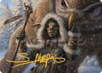 Owlbear Shepherd Art Card (Gold-Stamped Signature) 35 S