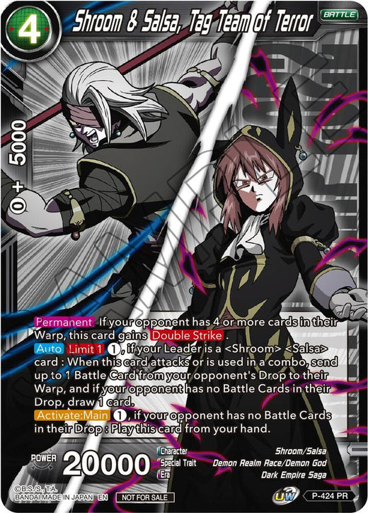 Shroom & Salsa, Tag Team of Terror (Championship Pack 2022 Vol.2) P-424 Promo Foil