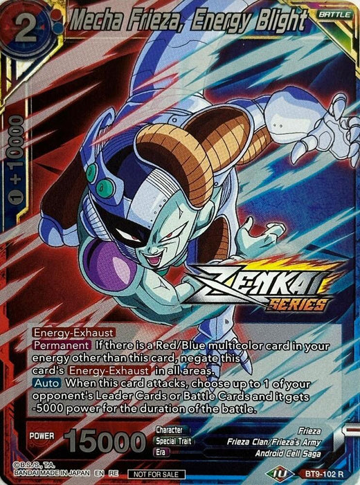 Mecha Frieza, Energy Blight (Event Pack 10) (Alternate Foil) BT9-102 Rare