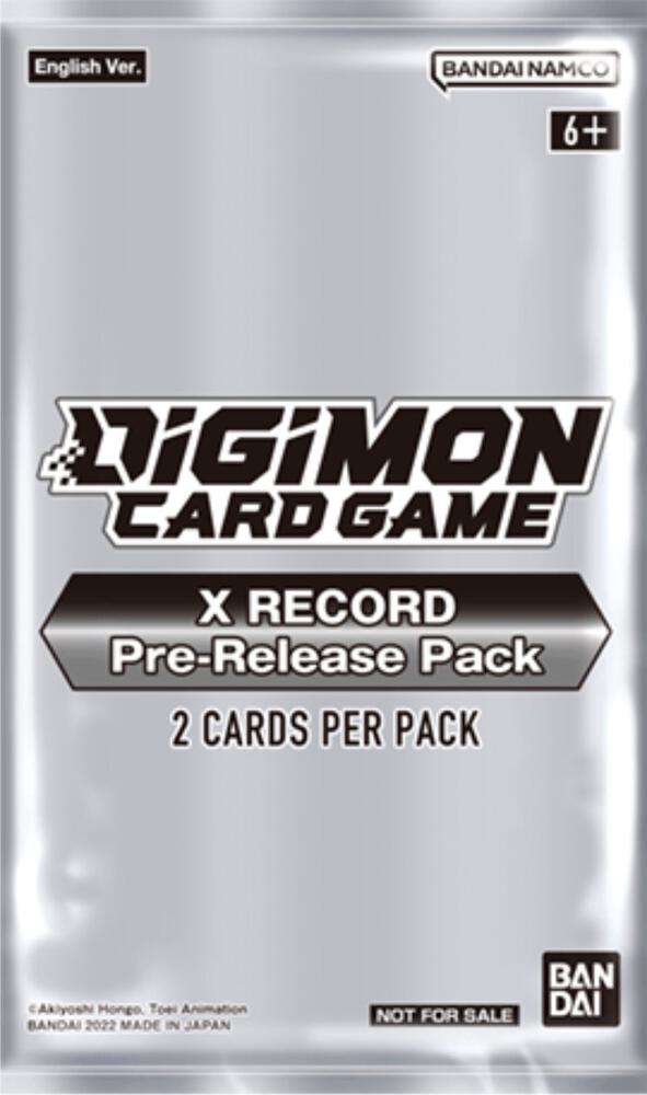 Digimon Card Game: X Record Pre-Release Cards