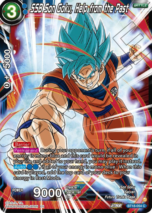 SSB Son Goku, Help from the Past BT18-054 Common