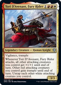 Tori D'Avenant, Fury Rider 223 U
