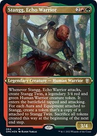Stangg, Echo Warrior (Foil Etched) 64 R