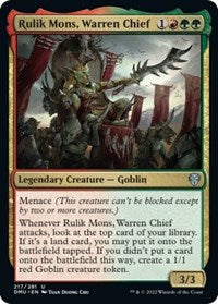 Rulik Mons, Warren Chief 217 U