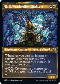 Raff, Weatherlight Stalwart (Textured Foil) 352 U