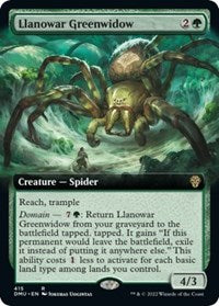 Llanowar Greenwidow (Extended Art) 415 R