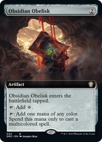 Obsidian Obelisk (Extended Art) 94 R