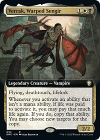 Verrak, Warped Sengir (Extended Art) 92 R