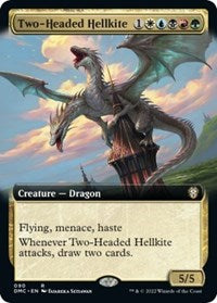 Two-Headed Hellkite (Extended Art) 90 R