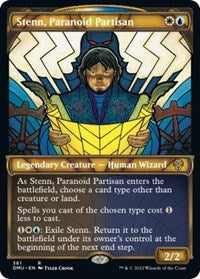 Stenn, Paranoid Partisan (Textured Foil) 361 R