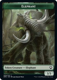 Elephant // Treasure Double-Sided Token 9 // 24 T