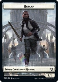 Human // Snake Double-Sided Token 2 // 11 T