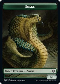 Snake // Hydra Double-Sided Token 11 // 10 T