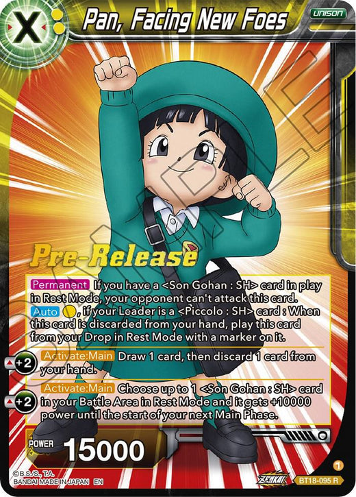 Pan, Facing New Foes BT18-095 Rare