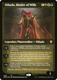Dihada, Binder of Wills (Display Commander) - Thick Stock 49 M Foil