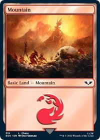 Mountain (316) (Surge Foil) L