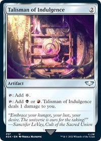 Talisman of Indulgence (Surge Foil) 257 U