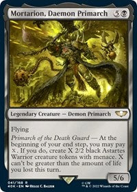 Mortarion, Daemon Primarch 41 R