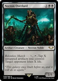 Necron Overlord (Surge Foil) 43 R