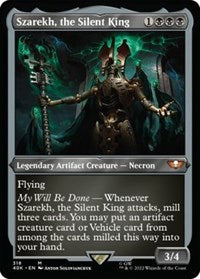Szarekh, the Silent King (Display Commander) (Foil Etched) - Thick Stock 318 M