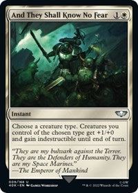 And They Shall Know No Fear (Surge Foil) 9 U