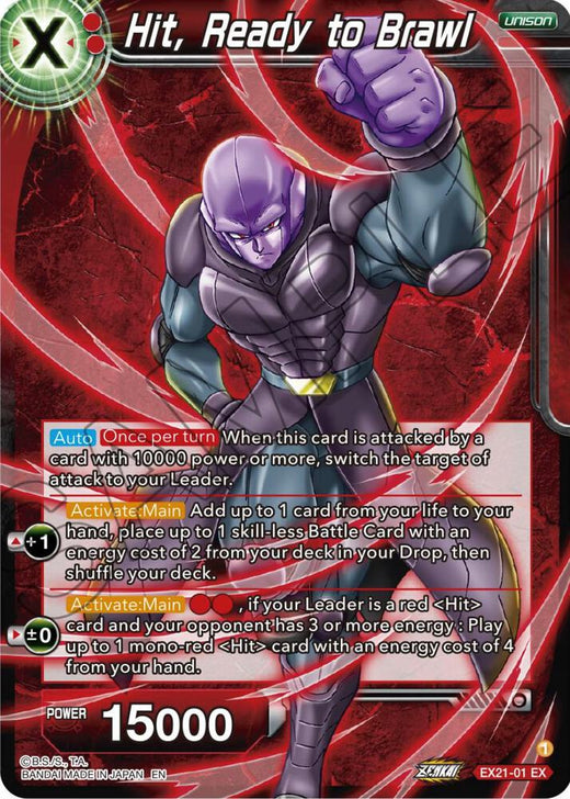 Hit, Ready to Brawl EX21-01 Expansion Rare