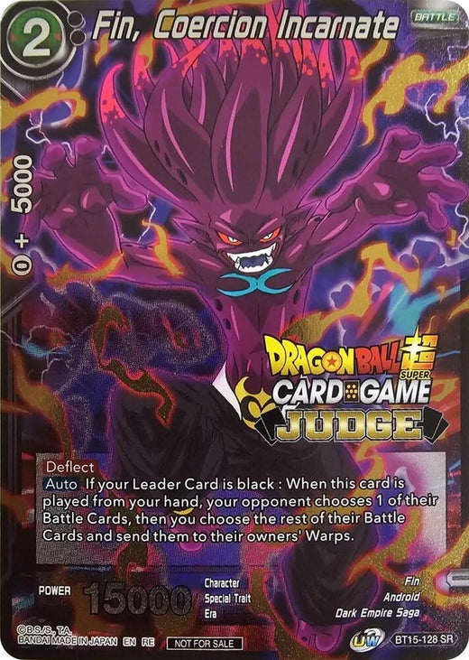 Fin, Coercion Incarnate (Judge Pack Vol.12) BT15-128 Promo