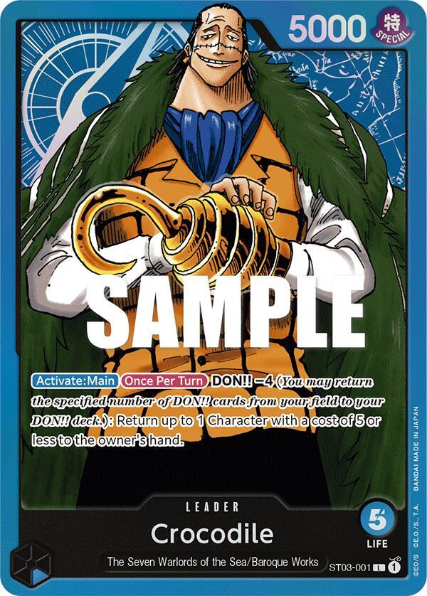 One Piece Card Game: Starter Deck 3: The Seven Warlords of The Sea Singles