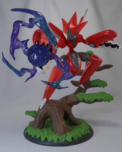 Scyther | Scizor | Kleavor | Mega Scizor | Poke Crisis Miniatures