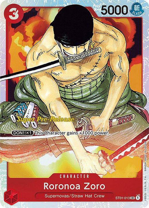 Roronoa Zoro ST01-013 SR Foil