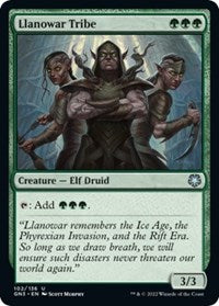 Llanowar Tribe 102 U
