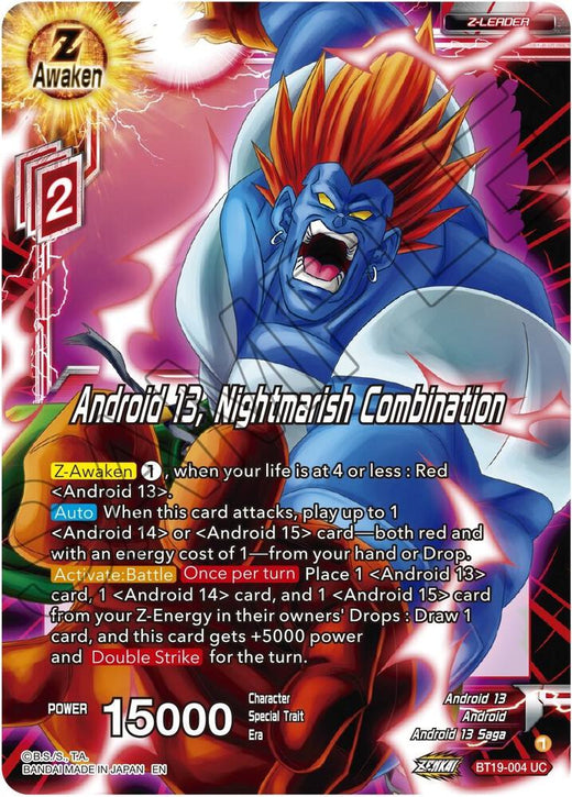Android 13, Nightmarish Combination BT19-004 Uncommon