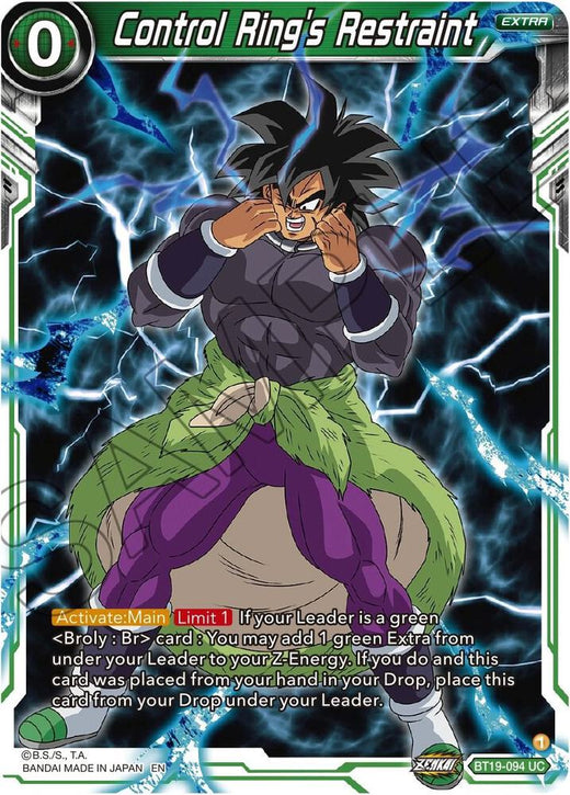 Control Ring's Restraint BT19-094 Uncommon