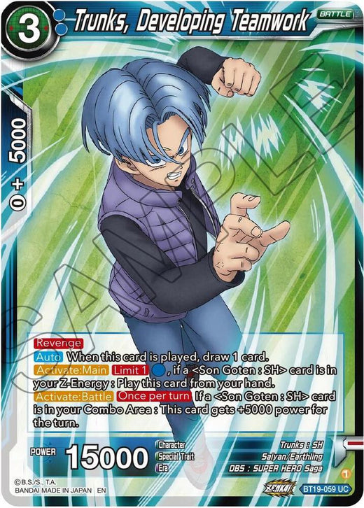 Trunks, Developing Teamwork BT19-059 Uncommon