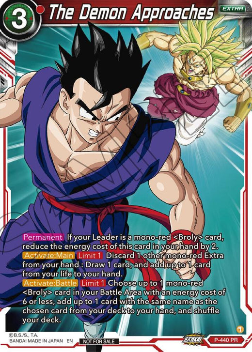 The Demon Approaches (Zenkai Series Tournament Pack Vol.2) P-440 Promo