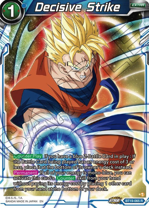 Decisive Strike BT19-065 Rare