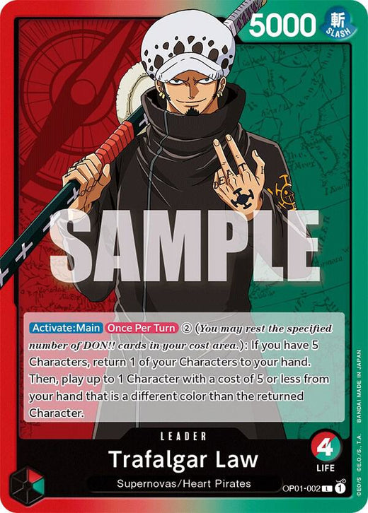 Trafalgar Law (002) OP01-002 L